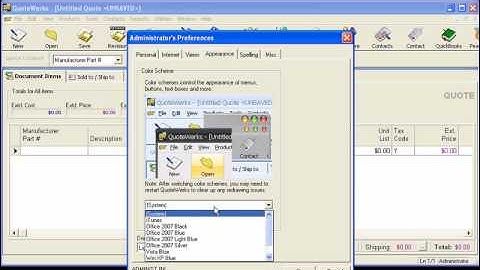 QuoteWerks Tips&Tricks #4: Applying Color Schemes