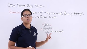 Class10th – Theorem 10.5 of Circle Passing Through Three Points | Circles | Tutorials Point