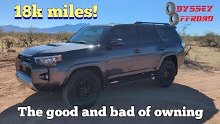 22' Toyota 4Runner 18000 mile ownership review! DETAILED