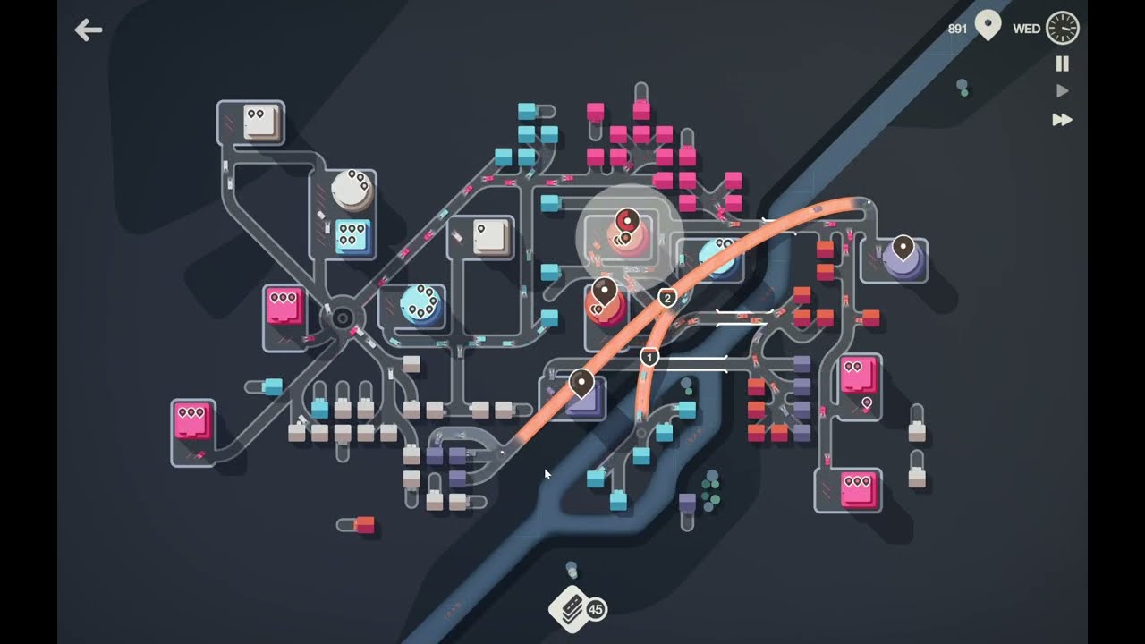 Mini Motorways (PC) (2019) Munich, Expert