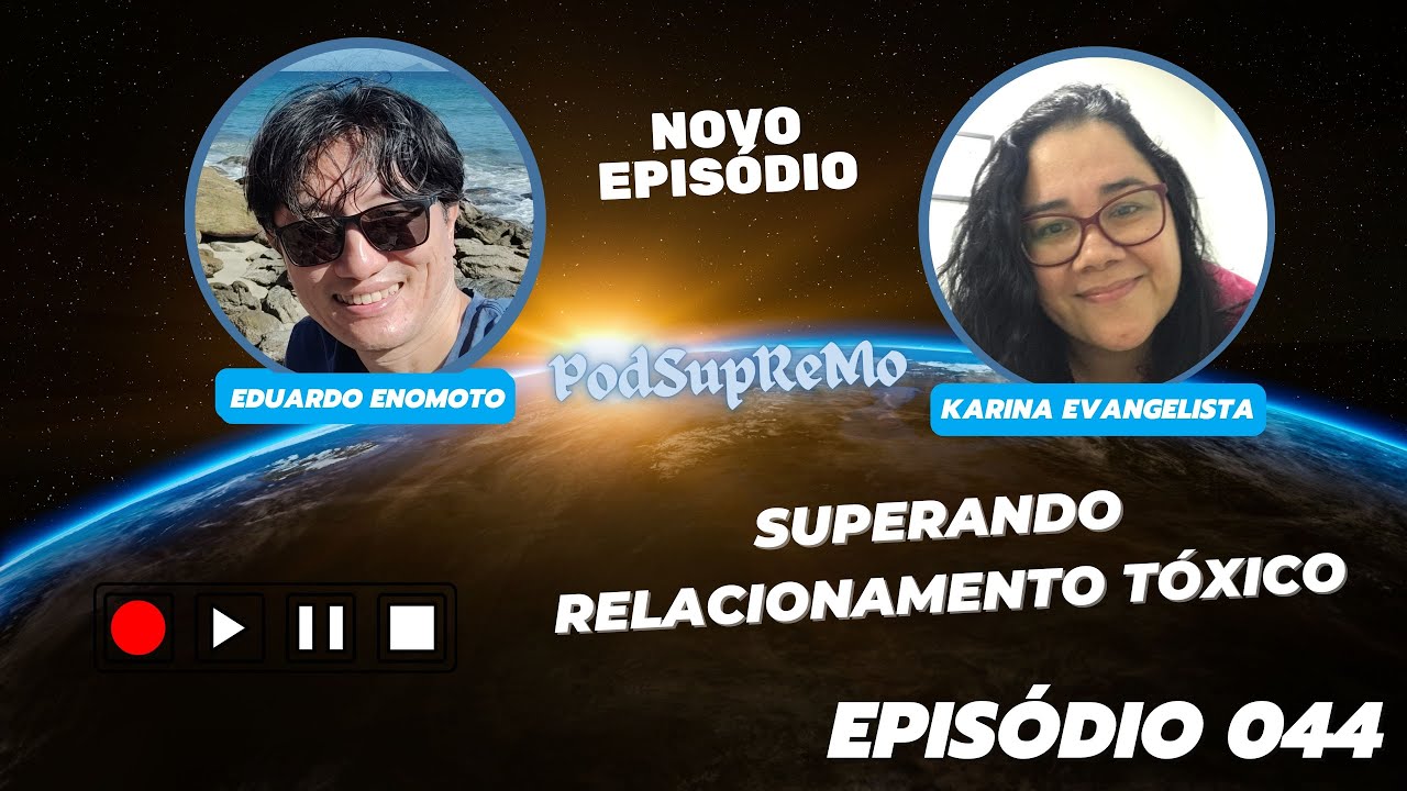 Capa do episódio 044 do PodSupReMo com Karina Evangelista