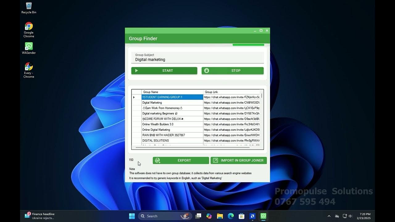 how-to-find-whatsapp-groups-join-in-wa-sender-part-08-youtube
