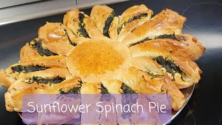Sunflower Spinach Pie/ Home made my own version