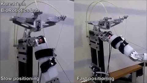 Tendon driven exoskeleton, Testbed