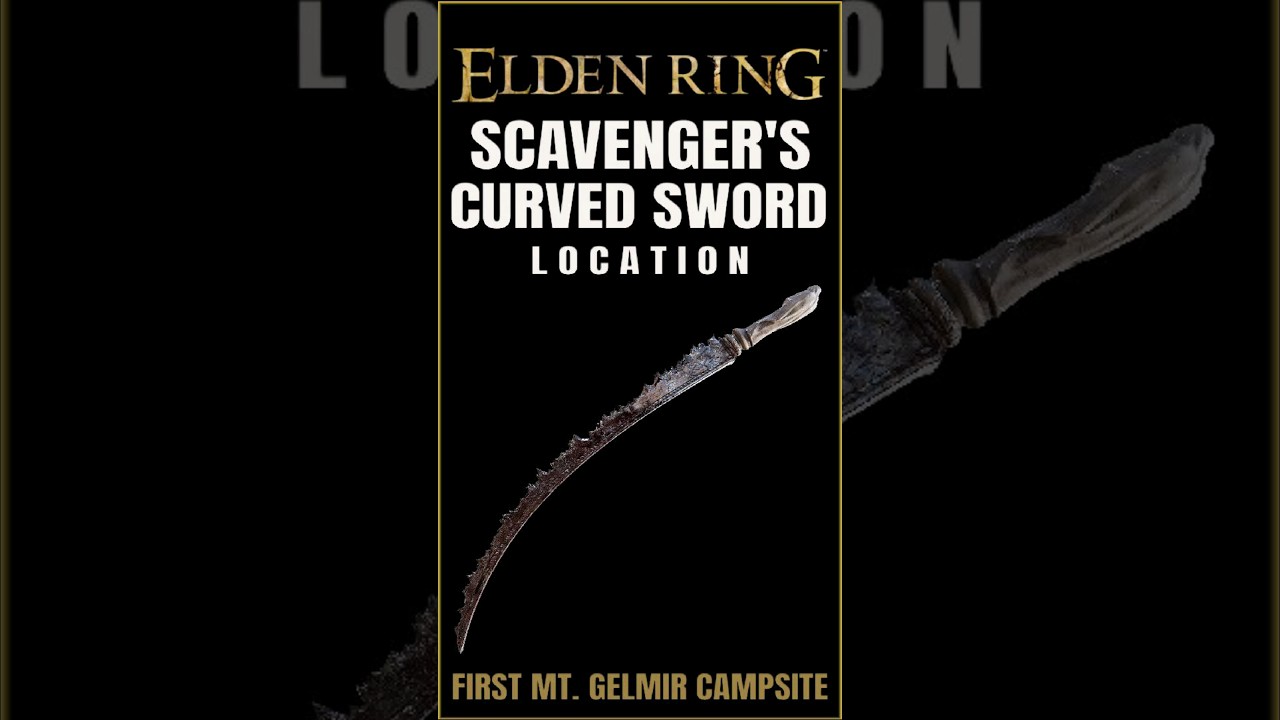 Scavenger's Curved Sword Location in Elden Ring