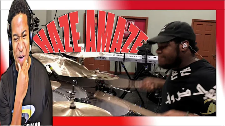 Drummer Reactions - HazeAmaze On Drums!