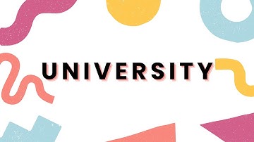 Discover your first week video series: University