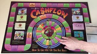 How To Play Robert Kiyosaki's Cashflow 101 - Part 1 - The Board Game /  Cards / Pieces 