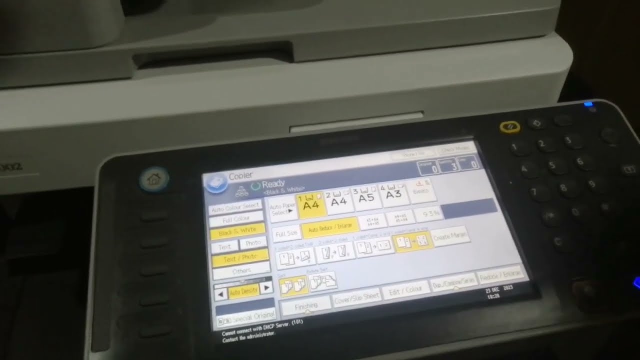 ريفيو لريكو Richo mpc 3002 شرح كيفيه التصوير والتعامل مع الشاشه