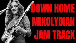 Miniatura de vídeo de "Down Home Blues Rock Jam | Guitar Backing Track (E Mixolydian 130 BPM)"