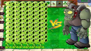 9999 Peashooter Vs Dr.Zomboss All Zombies | Mini Game | Plants Vs Zombies