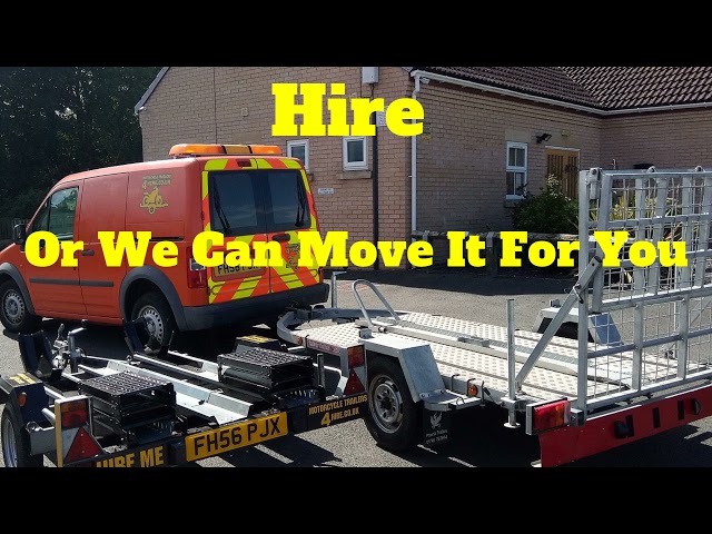 motorcycle trailers 4 hire Newcastle and Durham Tyneside