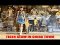 Tiger Claw in China Town, Tiger Year 2022 Longboard Dance Singapore