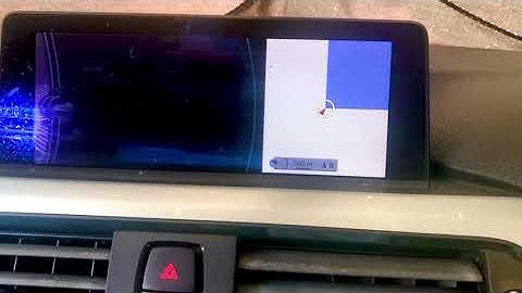 Changing BMW IDrive language from Japanese to English.