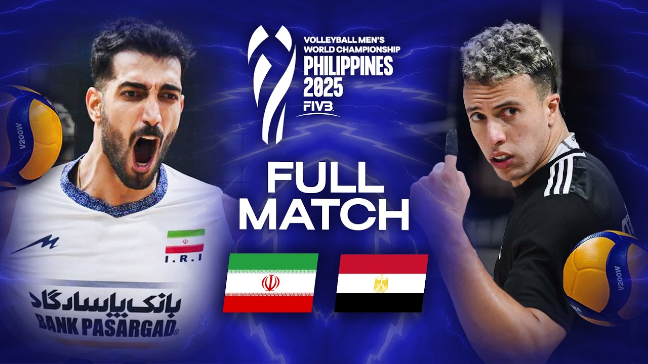 Iran 🇮🇷 vs. Egypt 🇪🇬 - Men's World Championship 2025 | Full Match