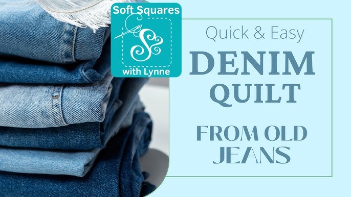 How To Make A Denim Quilt Using Old Jeans (An Ultra Simple Sewing Project!)