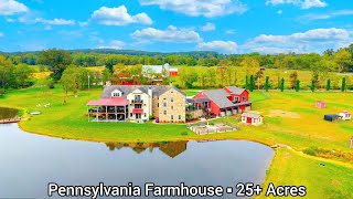 Pennsylvania Farmhouse For Sale | 25 Acres | Pennsylvania Real Estate | Grist Mill Farms For Sale