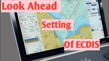 What is look ahead Setting in ECDIS?