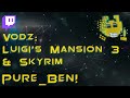 Luigi's Mansion 3 + Skyrim VOD | 20/04/2022 - Pure_Ben!