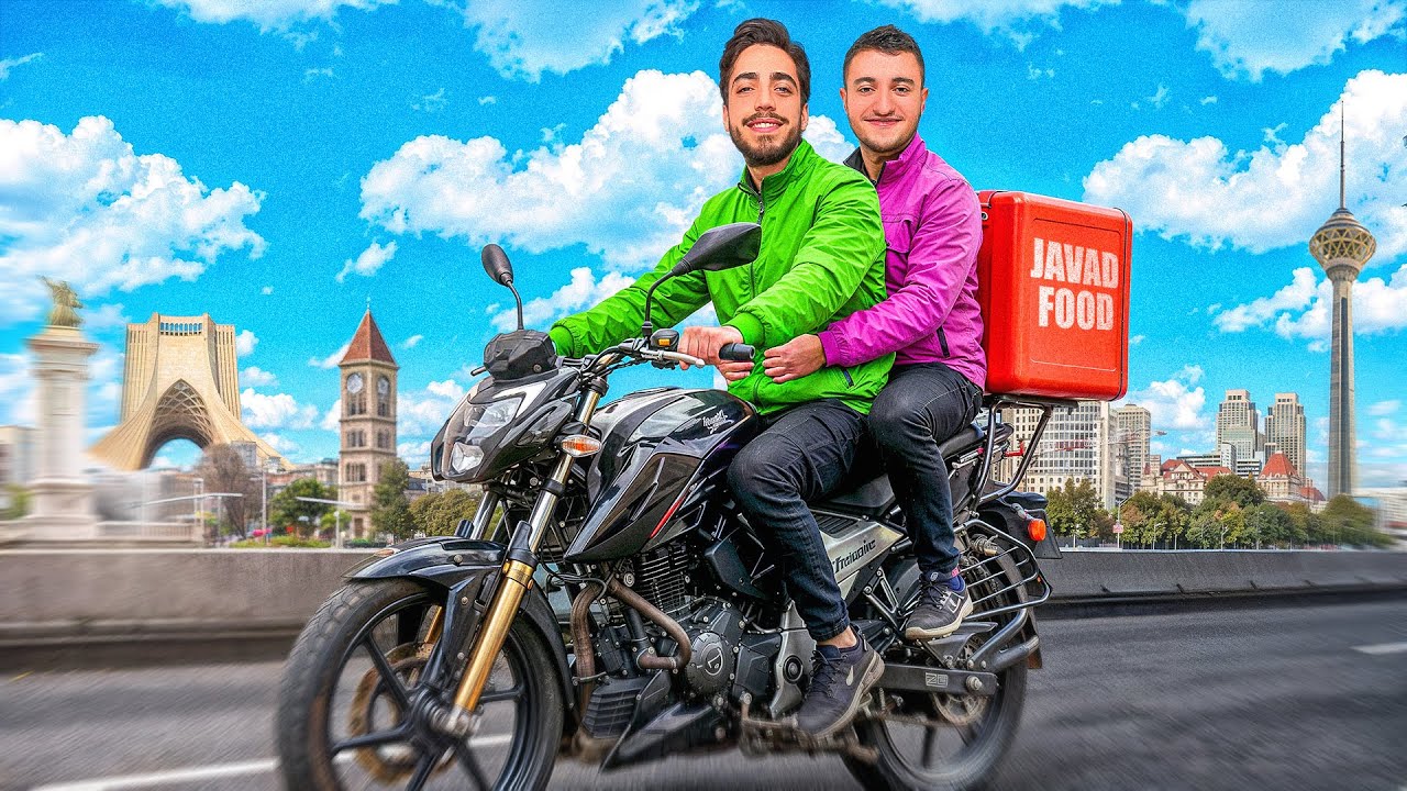 انقد پیک موتوری کار کردیم تا یکی مارو بشناسه🤪🏍️