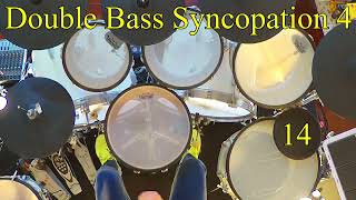 Double Bass Syncopation 4 Pattern 14
