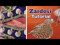 #ZardosiWork #ZardosiTutorial Zardosi peacock design Tutorial