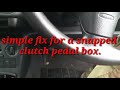 VW LUPO PEDAL BOX FIX .. FREE AND EASY..