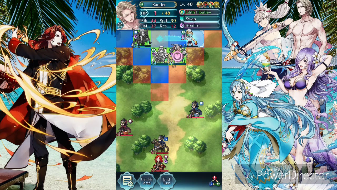 [FEH] Infernal GHB Arvis Emperor of Flame with Summer Units & Azura