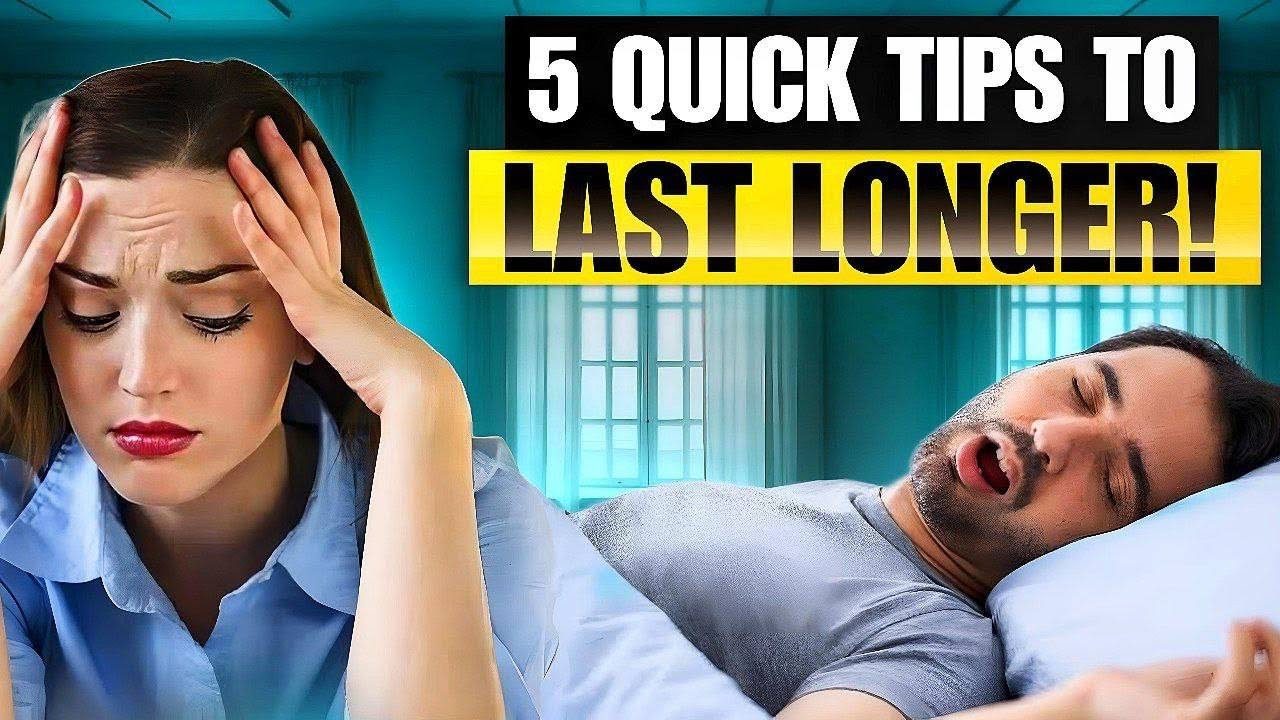 Unlocking Endurance: 5 Biohacks for Lasting Longer in Bed !