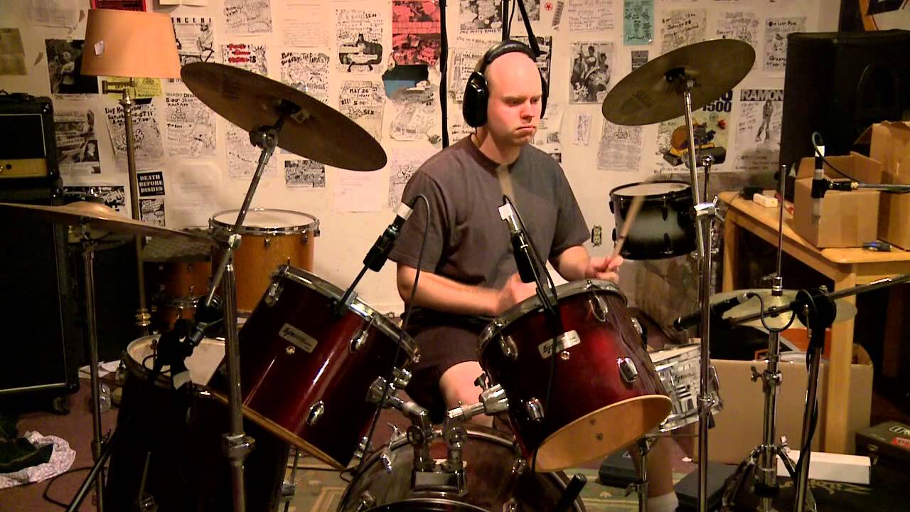 Drumming at Studio B