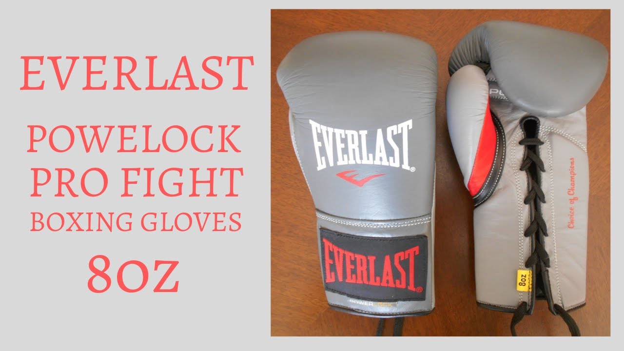 ボクシンググローブを愛でる Everlast Powerlock 8oz - YouTube