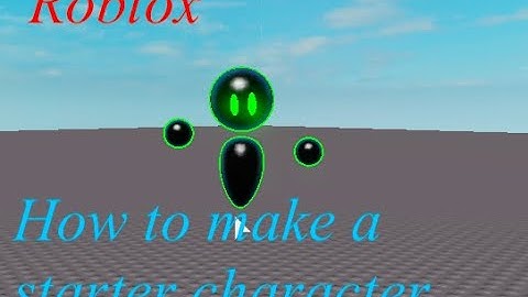 How To Create a Starter Character for Your Roblox Game | Roblox Studio Tutorial