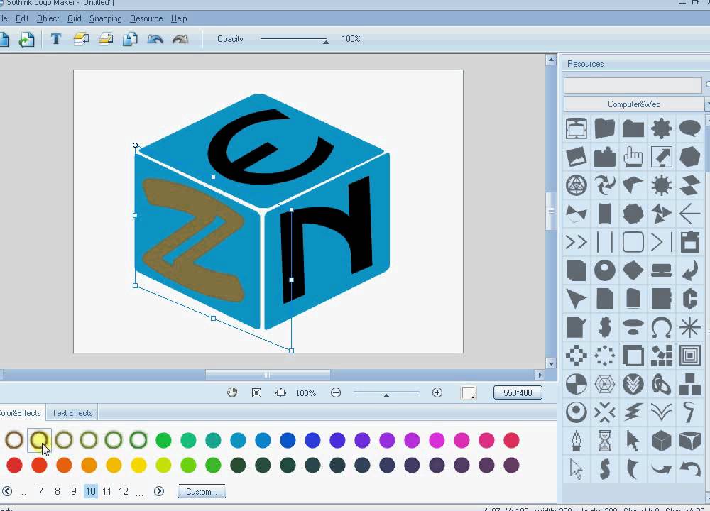 como criar logomarca com o sothink logo maker YouTube
