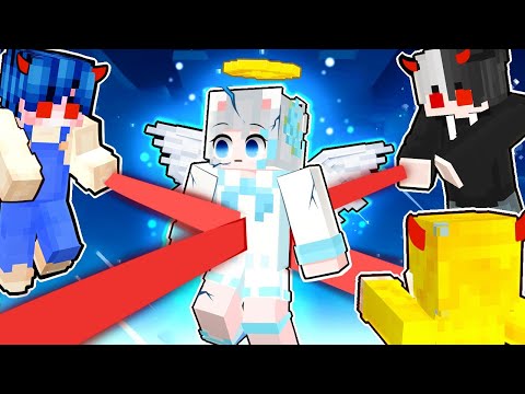 Mèo Simmy Thiên Sứ Toàn Năng Chiến Đấu Với Tứ Trụ Ác Quỷ Minecraft