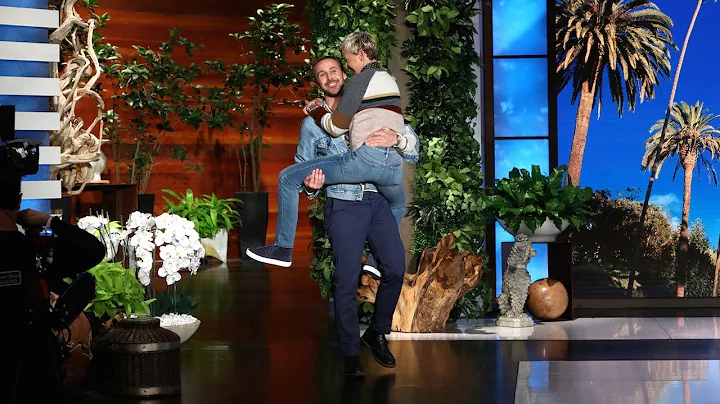 Ellen Gets Close to Ryan Gosling with an Epic Entr...