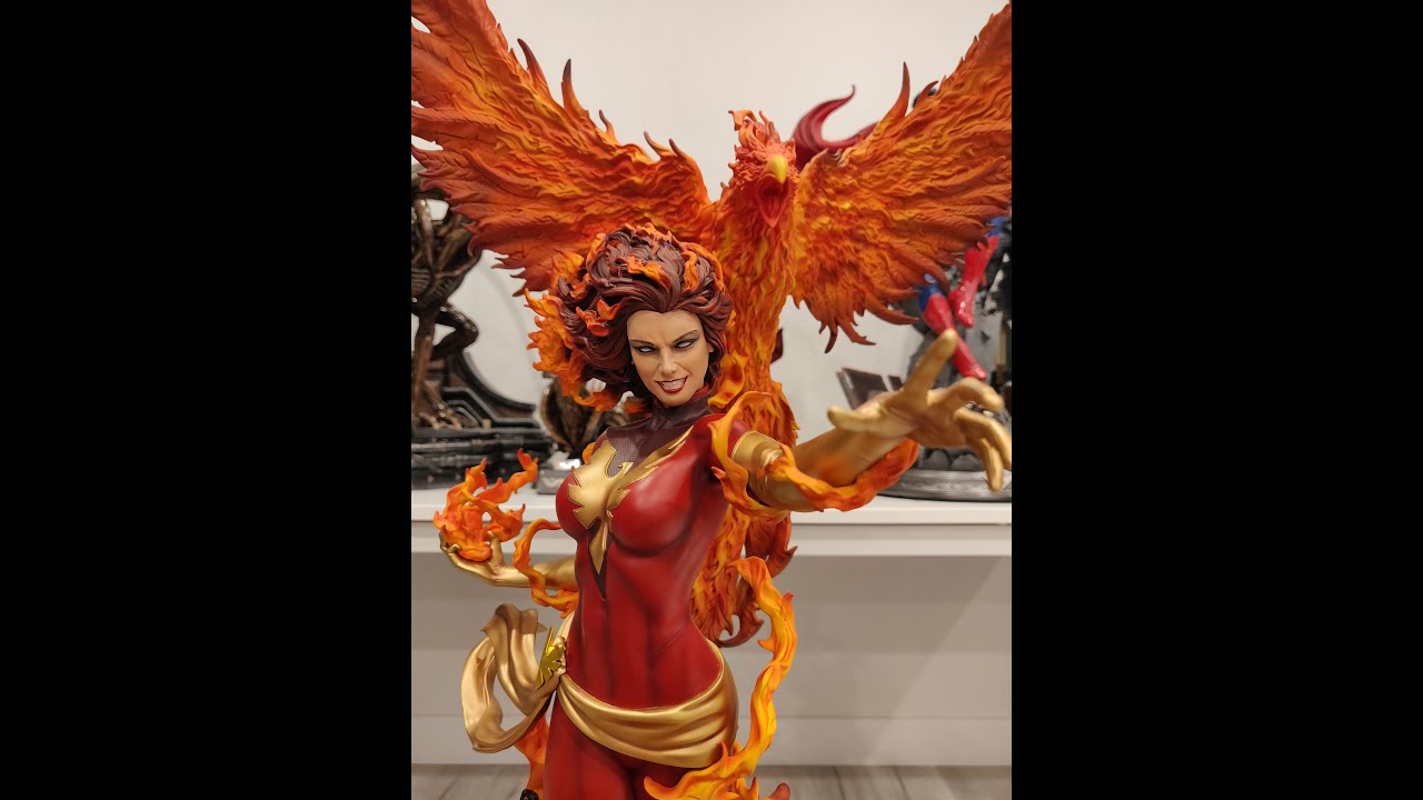 Xm Studios Dark Phoenix Jean Grey Statue Unboxing Assembly And