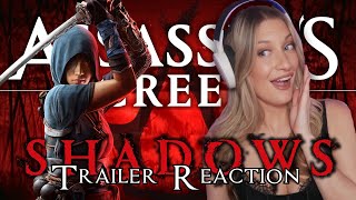 I HAVE CHILLS! Assassins Creed Shadows: Official World Premiere Trailer Reaction | basicwitgirl