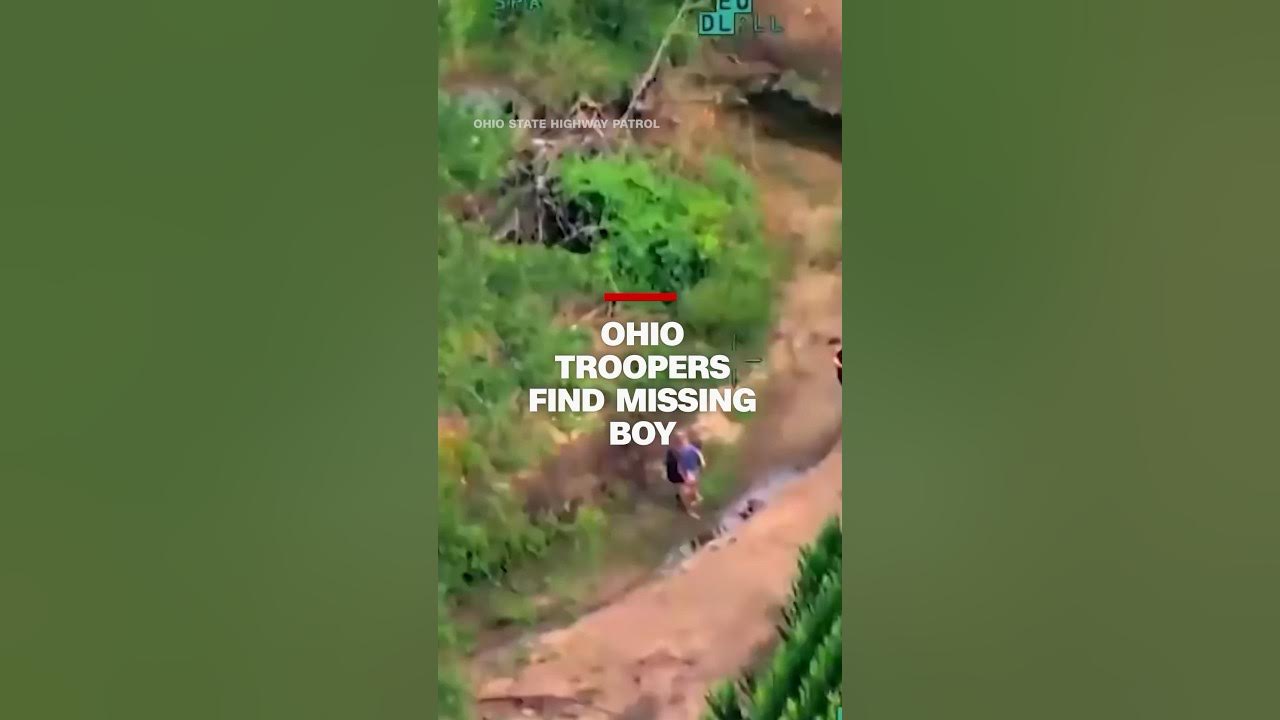 A 4-year-old was wandering lost in an Ohio field. Watch the moment he’s found