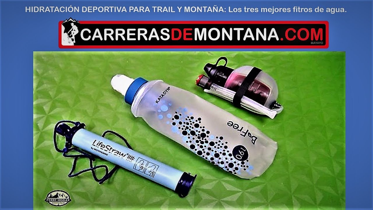 ▷ Mejores FILTROS de AGUA para la montaña portátiles