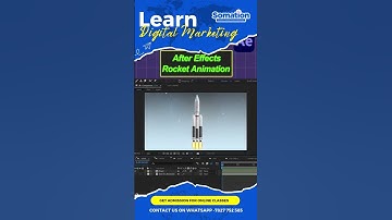 Epic Rocket Launch Animation in After Effects | Step-by-Step Tutorial    #VFX, #2DAnimation