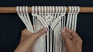 Macrame wall hanging #macrametutorial #macrame #diy #handmade #tutorial #wallhanging #Knot
