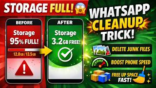 Phone Storage Full? Fix It in Minutes 🔥 | WhatsApp Cleaner Trick screenshot 3