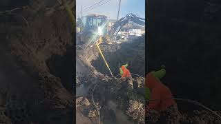 "Watermain Wonders: Fixing leaks, making waves! 🚰✨ #PipeHeroes"