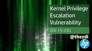 ZDI-15-030: Microsoft Windows win32k.sys Dangling Pointer Privilege Escalation Vulnerability