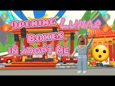 Opening Lunar Boxes In Adopt Me YouTube