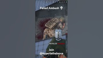 Ambush Fail - SCUM game #scumgame #openworld #gaming #pvp #mlg #progameplay