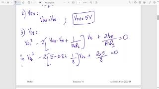 BVLSI Lecture 41 Live | Numerical on and Design of Resistive Load NMOS Inverter