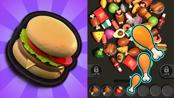 Food Match 3D Gameplay Android iOS Games #3 #game #newgame #gameplay #funny #trending #new