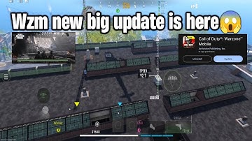 Warzone mobile new big patch update is here(new optimization update for android & ios)wzm