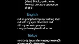 Don Omar - Bandolero  English, Spanish, Türkçe lyrics